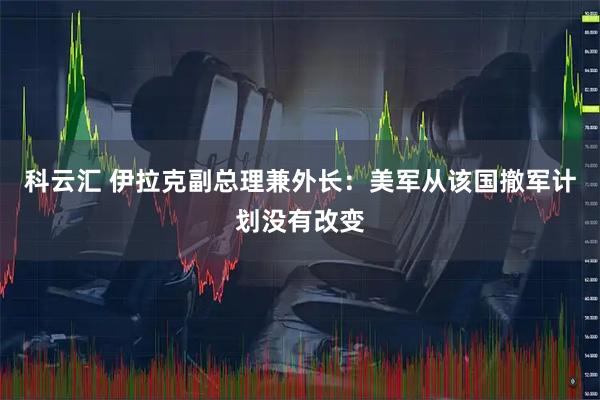 科云汇 伊拉克副总理兼外长：美军从该国撤军计划没有改变