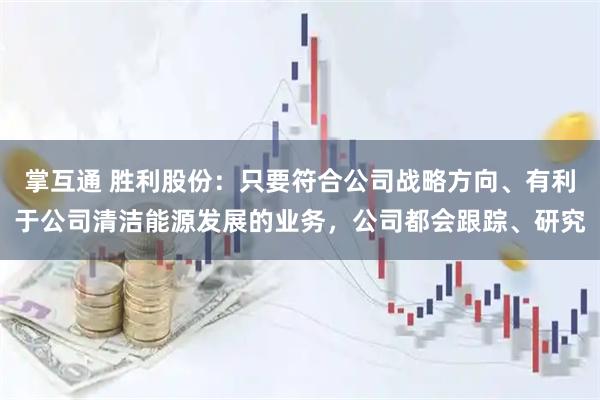 掌互通 胜利股份：只要符合公司战略方向、有利于公司清洁能源发展的业务，公司都会跟踪、研究