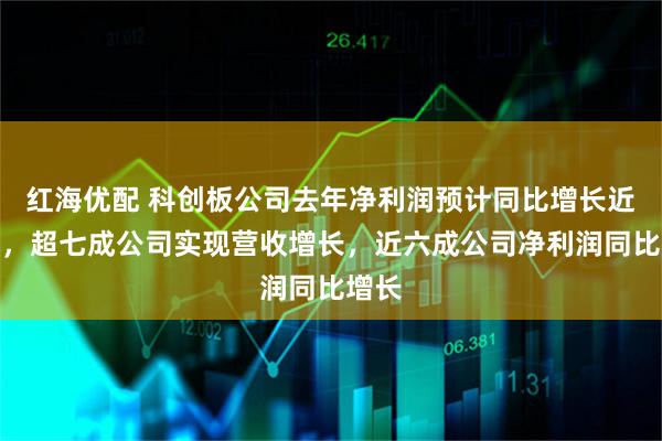 红海优配 科创板公司去年净利润预计同比增长近三成，超七成公司实现营收增长，近六成公司净利润同比增长