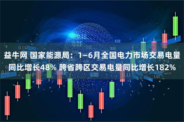 益牛网 国家能源局：1—6月全国电力市场交易电量同比增长48% 跨省跨区交易电量同比增长182%
